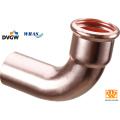 Copper Press Fitting with Dvgw Approval